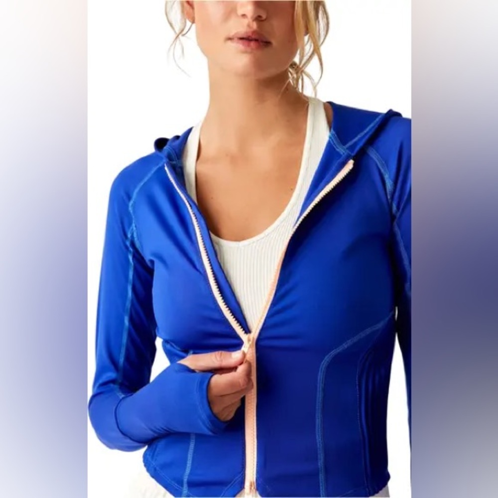Free People FP Movement Playin for Keeps Track Jacket - NWOT